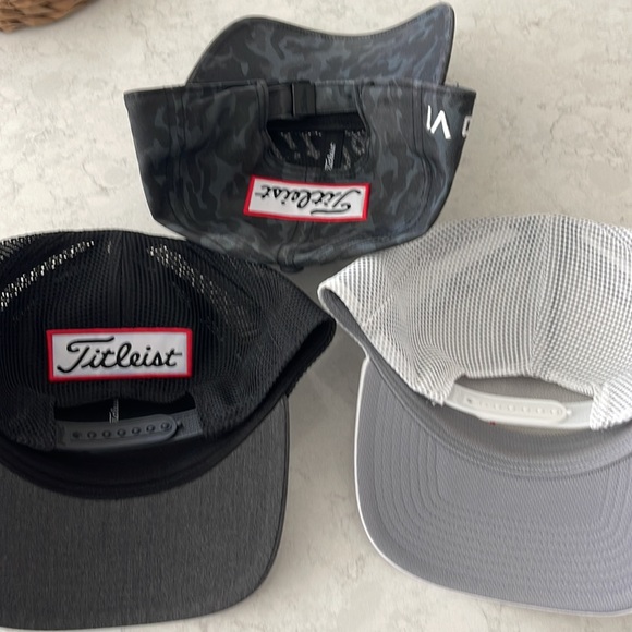 3 adjustable Titleist Golf hats - Picture 2 of 2